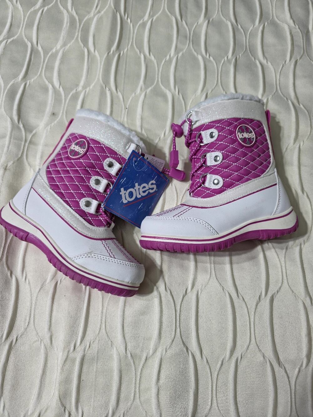 totes Galaxy Mid Toddler Girls' Waterproof Winter Boots Size 10t